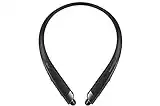 LG HBS-1120 Tone Platinum Se Bluetooth Wireless Retractable Stereo Headset with Google Assistant- Black - Retail Packaging, 2.3