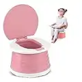 Pot Bebe Toilette Petit Pot Toilette Bébé Enfant Portable Pot Pliable Enfant Voyage Siege Toilette Apprentissage Propreté Enfant Garçons Filles Pot De Voiture Pour Intérieur Extérieu Parc Camping