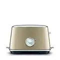 BREVILLE Toaster Select 2 Slice Luxe Royal Champagne