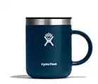 HYDRO FLASK - Tasse Isotherme Café de Voyage 354 ml - Gobelet Isotherme en Acier Inoxydable - Isolation Sous Vide - Poignée et Couvercle à Pression - Sans BPA - Indigo