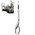 Pet No-Sit Haunch Holder Pet Grooming Table Harness Double Noose Pet Grooming Loop Adjustable Steel Wire Pet Grooming Tools Holder for Dog Grooming Table and Arm(L)