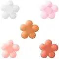 A1DIEE 18 Set Daisy Flower Balloons DIY Kit Orange Pink Latex Balloon 10 Inch Boho Daisy Theme Balloons Garland Party Supplies Decor for Girl Birthday Wedding Baby Shower Photo Shoot Backdrop