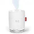 Humidifiers 500ml Cool Mist Humidifiers Air Humidifier Ultrasonic Quiet Humidifier with Night Light,USB Desktop Humidifier Waterless Auto Shut-Off for Home Baby Bedroom Office Travel (White)