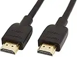 Amazon Basics Cavi Ultra HD HDMI 2.0 ad alta velocità, HDMI-A a HDMI-A, formati 3D supportati, con Audio Return Channel, 0,9 m, Confezione da 2, Nero