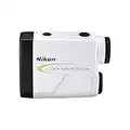 Nikon Coolshot 20i GII Golf Laser Slope Rangefinder, with Extra Battery Kit, White with Yellow Trim - 16747