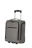 travelite 2-Rad Handgepäck Koffer mit Liquids Bag erfüllt IATA Bordgepäck Maß, Gepäck Serie CABIN Underseat: Kompakter Weichgepäck Trolley, 43 cm, 28 Liter