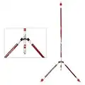 ACCMOS Stabilizzatore per Tiro con L'Arco Stabilizzatore della Barra di Equilibrio 30 Pollici +12 Pollici +4 Pollici con V Bar e Damper, per Arco Ricurvo Riprese Accessorio per Arco (Red)