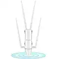 WAVLINK Outdoor WiFi Extender AC1200 High Power Outdoor Weatherproof WiFi Range Extender Access Point with Passive POE, Dual Band 2.4GHz+5GHz, 4x7dBi Detachable Antenna