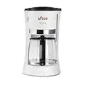 Ufesa CG7113 Activa Cafetera de Goteo, con Capacidad para 6 Tazas o 0'6L, Filtro Permanente, Desconexión Automática, Válvula Antigoteo, 600W, (Función Mantener Caliente), Blanco/ Negro