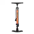 TOOLITIN Floor Bicycle Pump with Gauge,160 Psi High Pressure,Bike Pump Compatible with Presta and Schrader Valve,Bike Tire Pump for Road Bike,MTB,Hybrid,Balls