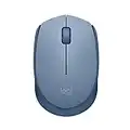 Logitech M171 Souris Sans Fil pour PC, Mac, Ordinateur portable, 2,4 GHz avec Mini-récepteur USB, Suivi Optique, Autonomie de Piles de 12 mois, Ambidextre - Gris