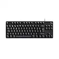 Logitech G413 TKL SE Teclado Mecánico Gaming - Teclado Compacto Retroiluminado con Interruptores Mecánicos Táctiles, Anti-Ghosting, Compatible con Windows, macOS, Disposición QWERTY Español - Negro