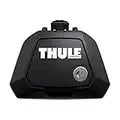 Thule Raised Rail Evo Fußsatz für Fahrzeuge mit offener Reling, 710410, Black (schwarz), Einheitsgröße