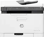 HP Color LaserJet MFP 179fnw 4ZB97A, Stampante Multifunzione A4, Stampa Fronte e Retro Manuale a colori, 18 ppm, USB, Ethernet, Fax, ADF, Schermo LCD a icone con tastierino, Bianca