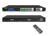 MT-VIKI HDMI Matrix 8x8, HDMI Matrix Switcher & Splitter 8 in 8 out UHD 4K@30Hz Support HDCP 1.4 EDID IR Remote, RS-232, LAN Control, Power Off Memory Function