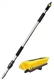 Yachticon Balai-Brosse de Luxe télescopique 90-175 cm en Aluminium avec Passage Eau