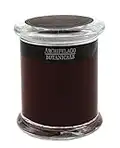 Archipelago Botanicals Havana Glass Jar Candle | Bergamot, Tobacco Flower and Ylang Ylang| Hand-Poured Premium Wax and Lead-Free Wicks | Burns Approx. 60 Hours (8.6 oz)