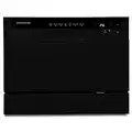 Farberware Portable Countertop Dishwasher - 7-Program System for Home, RV, and Apartment - Wash Dishes, Glass, and Baby Products - Hookup Required