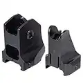 Tactical Fixed Front Rear Iron Sight Combo Set,DD Scope Sight for Picatinny Mount