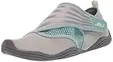 JBU by Jambu Women's Ariel Water Ready Shoe, Light Grey/Teal, 7