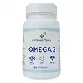 OMEGA 3 | 200 cápsulas | Aceite de pescado puro + Vitamina E | 1000mg - Ácido grasos 300mg EPA+DHA ProNatural Pharma (Suministro para 7 meses)