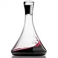 Carafe à Décanter - Décanteur 219cl en Cristal Soufflé à la Main - Joli Verre à Décanter le Vin - Carafes & Accessoires de Tables pour Amateurs de Bon Vin - Aérateur de Vin Original - Sipour