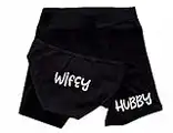 Hubby Wifey Couples Underwear Matching Set, His and Hers Gift for Husband from Wife, Boxer Briefs and Bikini