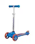 HUDORA Kinderscooter Flitzkids 2.0 - Roller für Kinder - Scooter Dreirad - blau, 11063