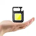 Mini lampe de poche LED COB 30 LED rechargeable, lampe de poche multifonction portable avec crochet de base magnétique pour camping, réparation, urgence, garage et camping