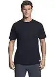 Russell Athletic Men's Cotton Performance Short Sleeve T-Shirt, Black, 3X-Large