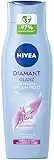 NIVEA Diamant Glanz pH-Balance Shampoo (250 ml), veganes Haarshampoo mit Glanz Serum und Diamantpartikeln, NIVEA Shampoo für spürbar geschmeidiges und glänzendes Haar