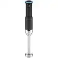 Chefman Cordless Power Portable Immersion Blender, Ice Crushing Power with One-Touch Speed Control, USB Charging, Quickly Mixes Smoothies, Purees Soups, Dips, Sauces, Storage Case, Stainless Steel