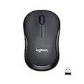 Logitech M220 Silent Souris Sans Fil, 2.4 GHz avec Récepteur USB, Résolution Capteur 1000 PPP, Pile 18 Mois, Ambidextre, Compatible avec PC, Mac, Ordinateur Portable - Gris