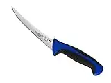 Mercer Culinary M23820BL Millennia Curved Boning Knife, Blue, 6-Inch
