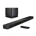 Bose Smart Soundbar 900 with Bass Module 500 for Soundbar, Black