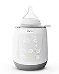 Bottle Warmer, Baby Bottle Warmer 10-in-1 Fast Baby Food Heater&Thaw BPA-Free Milk Warmer with IMD LED Display Accurate Temperature Control for Breastmilk or Formula for Bottles