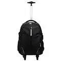 Phoenix Mochila Trolley con Ruedas para Portátil hasta 17 Pulgadas (Negro)