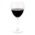 Restaurantware Cascata 14 Ounce Red Wine Glasses, Set Of 6 Tempered Wine Glasses - Chip-Resistant, Fine-Blown Wine Glass Set, Dishwasher-Safe Stemware, For Red or White Wine