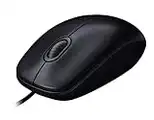 Logitech M90 Souris Filaire USB, Suivi Optique 1000 PPP, Ambidextre, Compatible avec PC/Mac/Portable - Noir