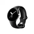 Google Pixel Watch - Android Smartwatch with Fitbit Activity Tracking - Heart Rate Tracking Watch - Matte Black Stainless Steel case with Obsidian Active band - LTE