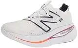 New Balance Men's FuelCell Supercomp Trainer V2 Running Shoe, White/Victory Blue/Magenta Pop, 8.5