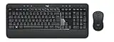 Logitech MK540 Combo Clavier Souris sans Fil Windows, Connexion 2.4 GHz avec Récepteur USB Unifying, Touches Multimédia, Batterie Longue Durée 3 Ans, PC/Portable, Clavier AZERTY Français - Noir