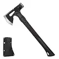 15-inch Camping Hatchet - Survival and Camp Axe/Hammer Tool with Sheath