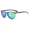 uvex LGL 43, gafas de sol unisex, de espejo, filtro cat. 3, havanna/green, one size