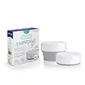 PurePail Go Portable Diaper Pail — White — Superior Odor Control with No Added Fragrance — Collapses for On-the-Go — Compact & Space-Saving