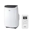 BLACK+DECKER 8,000 BTU Portable Air Conditioner up to 350 Sq. with Remote Control, White