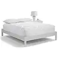 Serta Luxury Soft Fiber Fill Cooling Fitted Mattress Pad Cover, King, White