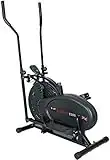 Body Sculpture BE5916 Dual-Action Air Elliptical Cross-Trainer | 12 Months Warranty | Adjustable Air Resistance | Track Your Progress | More, Black