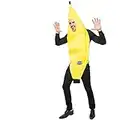 Spooktacular Creations Appealing Banana Costume Adult Deluxe Set for Halloween Dress Up Party and Roleplay Cosplay (Standard)