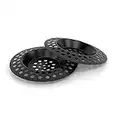 PaWa Filtro di scarico in acciaio inox – Filtro per lavandino di alta qualità – Filtro flessibile per la doccia – filtro per lavello o doccia – Premium Sink Strainer – Filtro di scarico (2 pezzi)